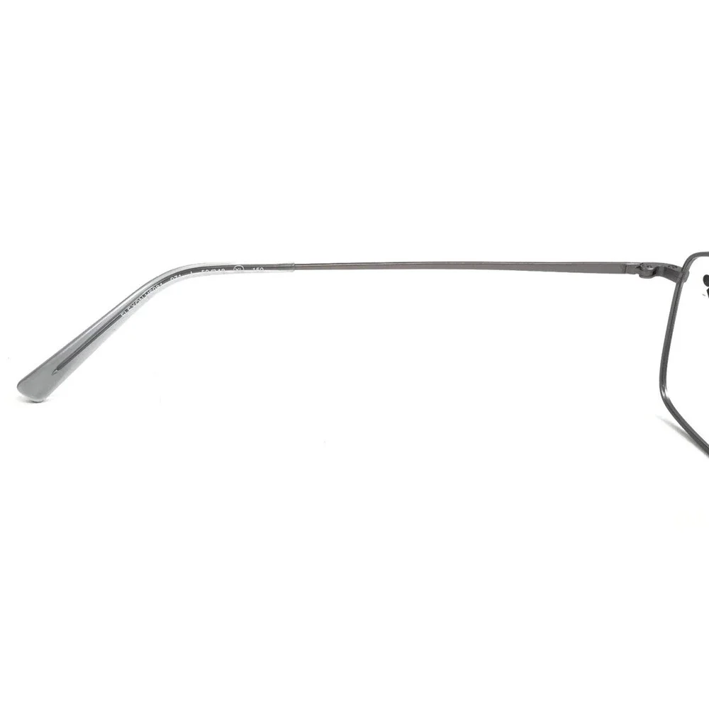 Flexon Eyeglasses Frame H6081 071 Gunmetal Rectangle Wire Rim Titanium 58-18-150